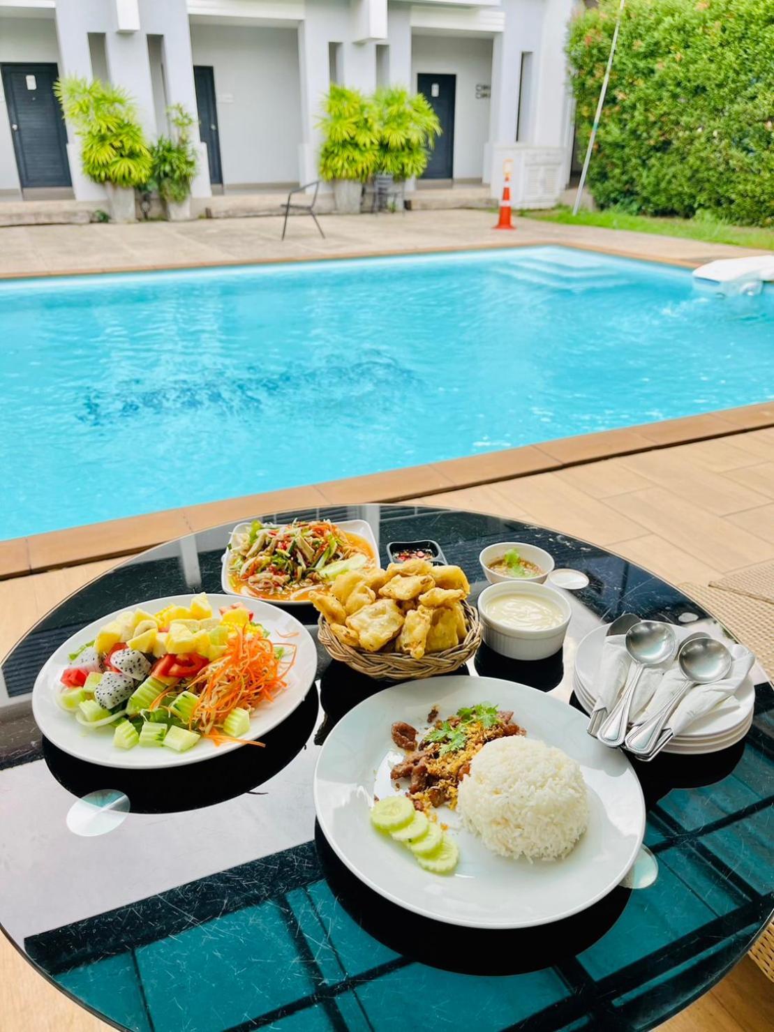 Bualinn Resort Nong Khai Exterior foto